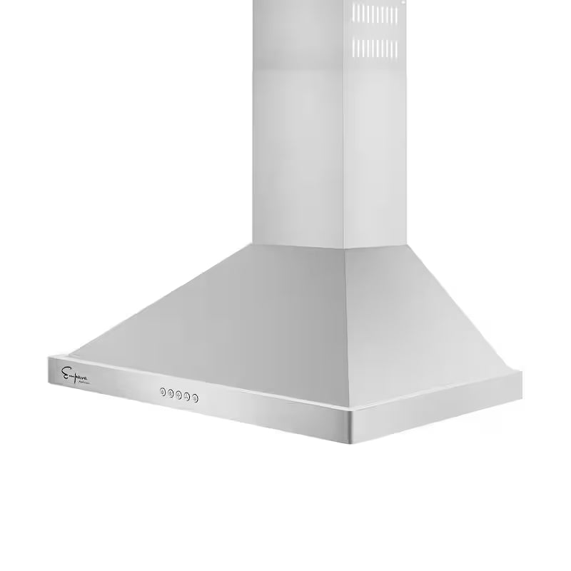 30 in. 400 CFM Convertible Wall Mount Range Hood in Stainless Steel with LED Lights V352608