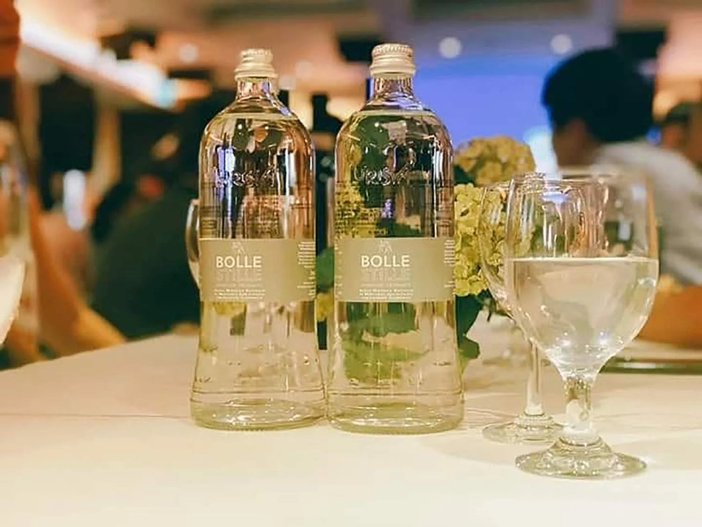 Natural Spring Mineral Water 11 Fl Oz 10 Glass Bottles O2793