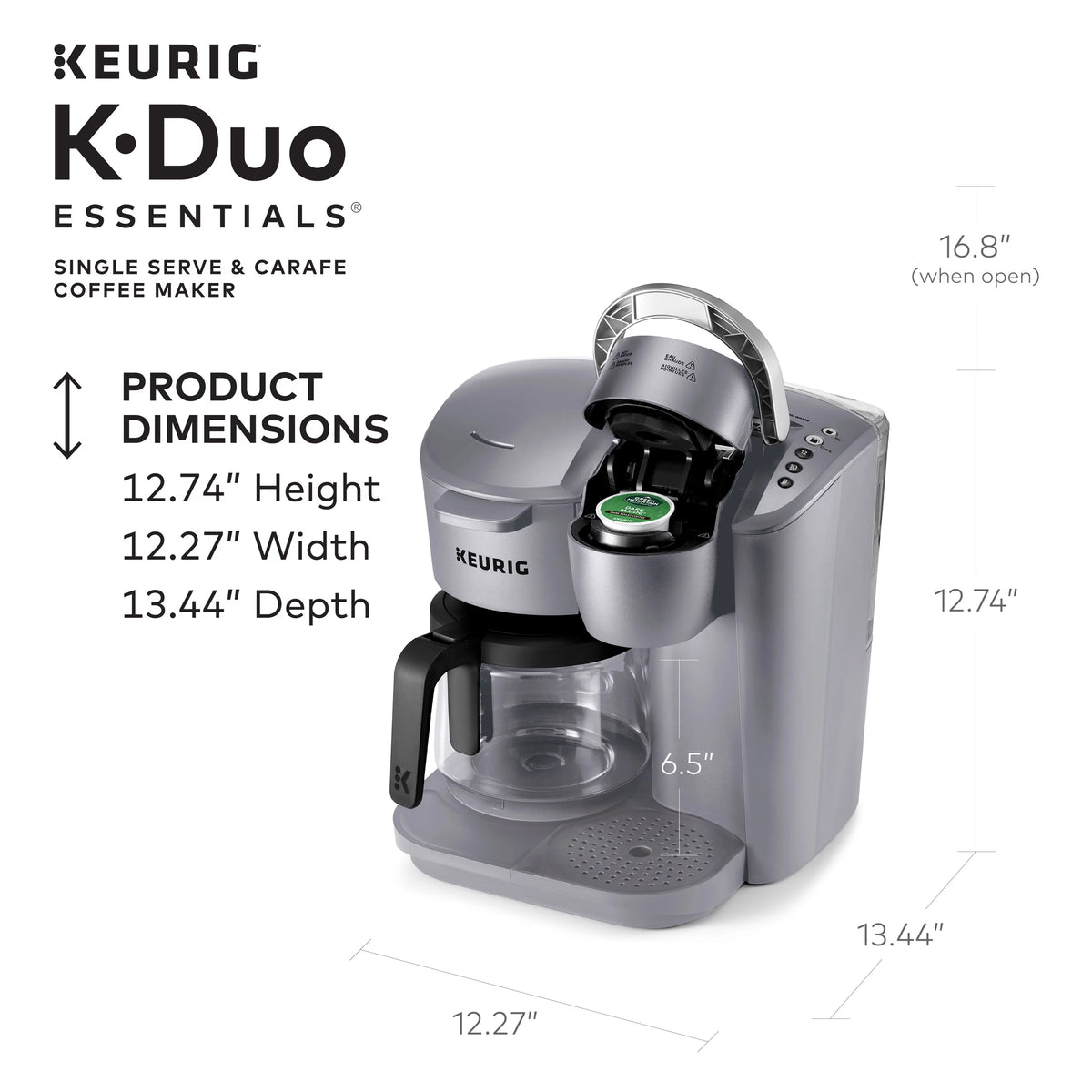 Black Single-Serve K-Cup Pod Coffee Maker D9430