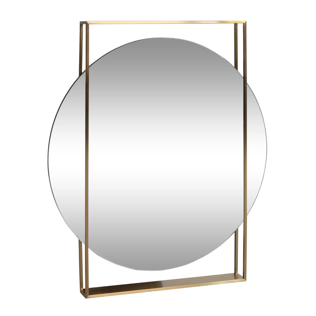 Wall Mirror, Brushed Brass N480295