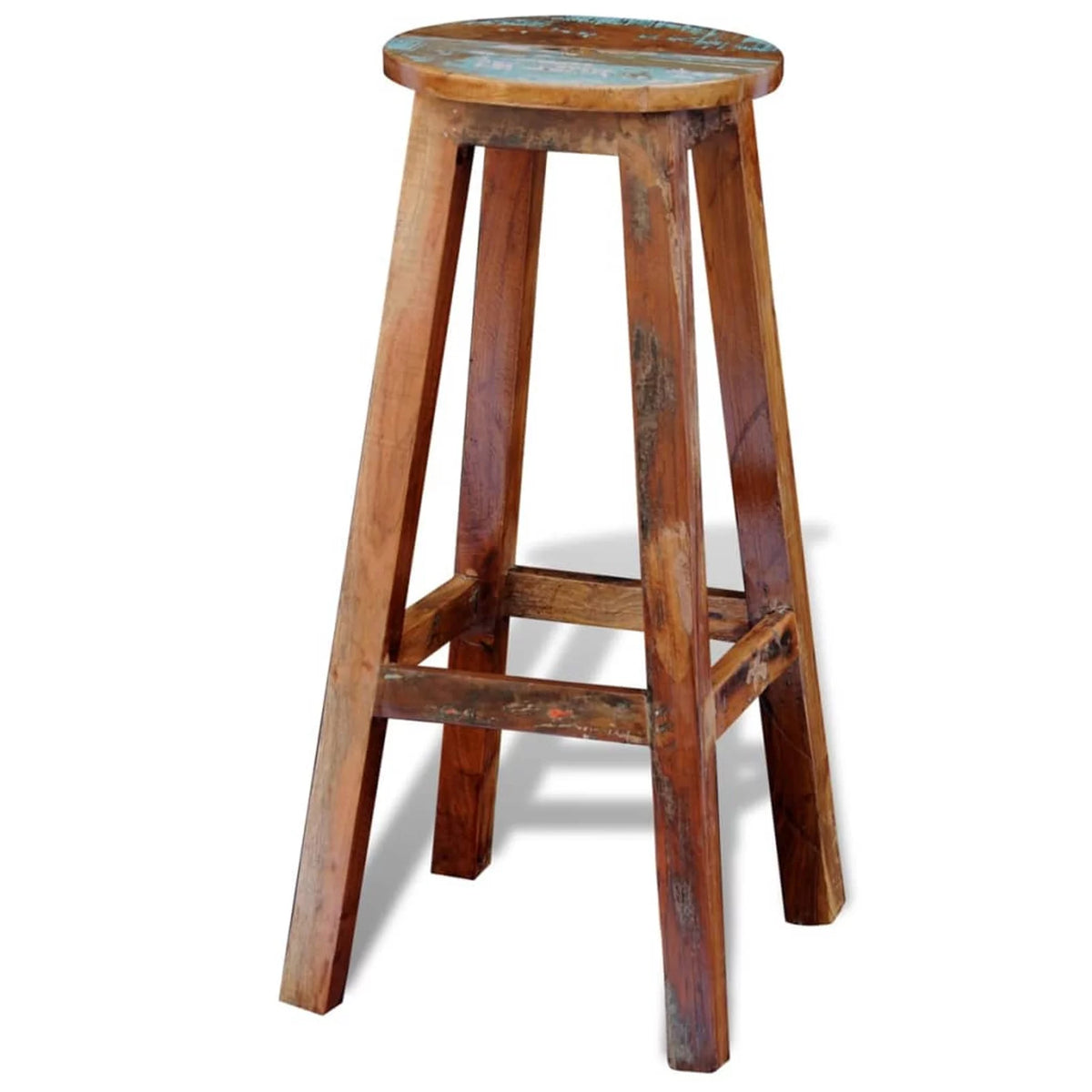 Solid Reclaimed Wood Bar Stool M129849