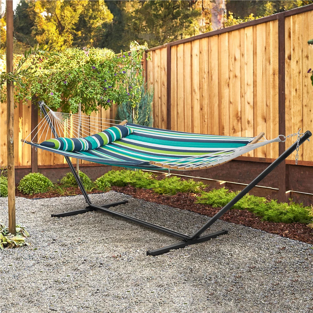 Padded Hammock with Steel Stand Z88637
