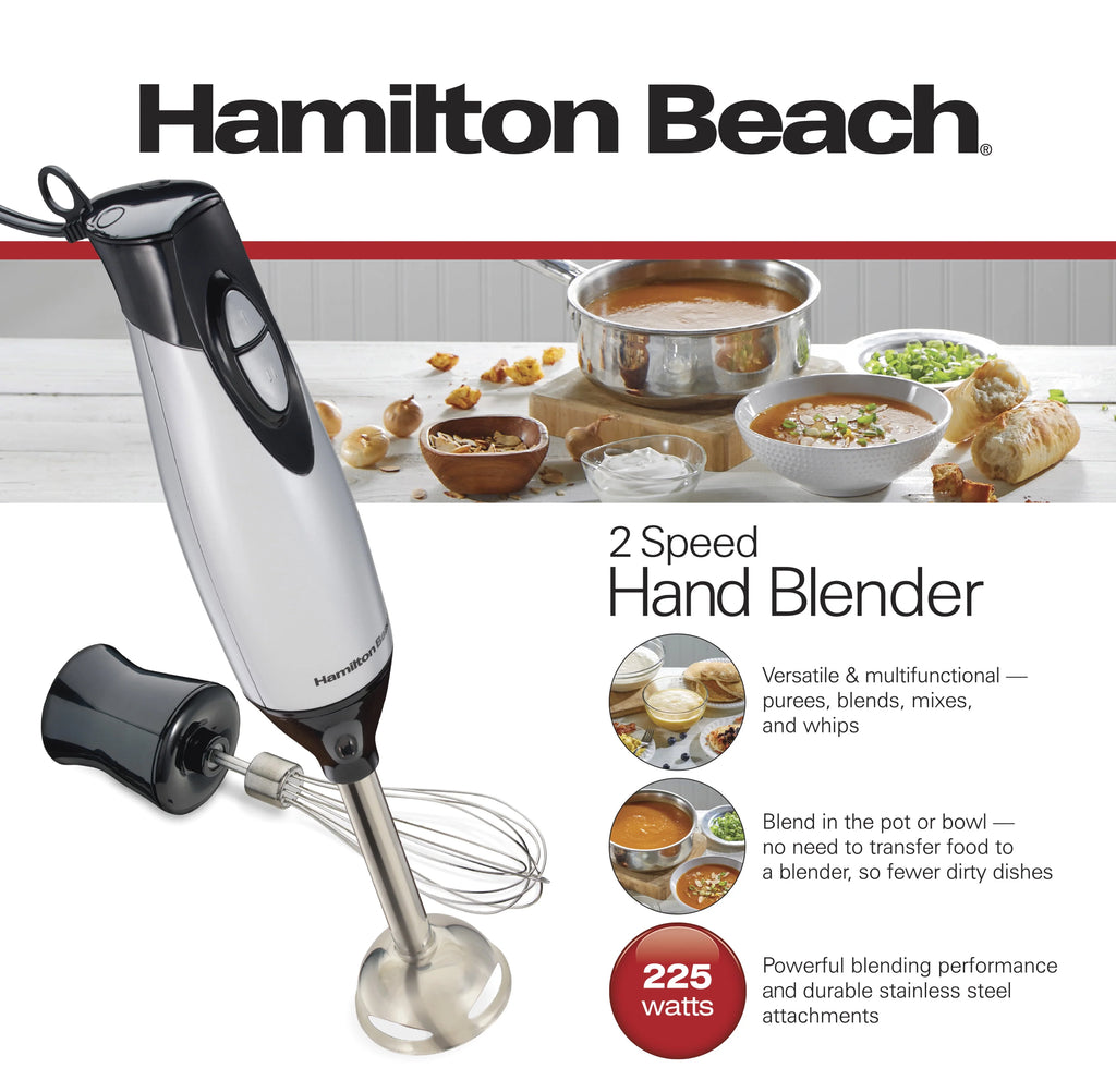 2-Speed Hand Blender with Whisk Attachment L8176
