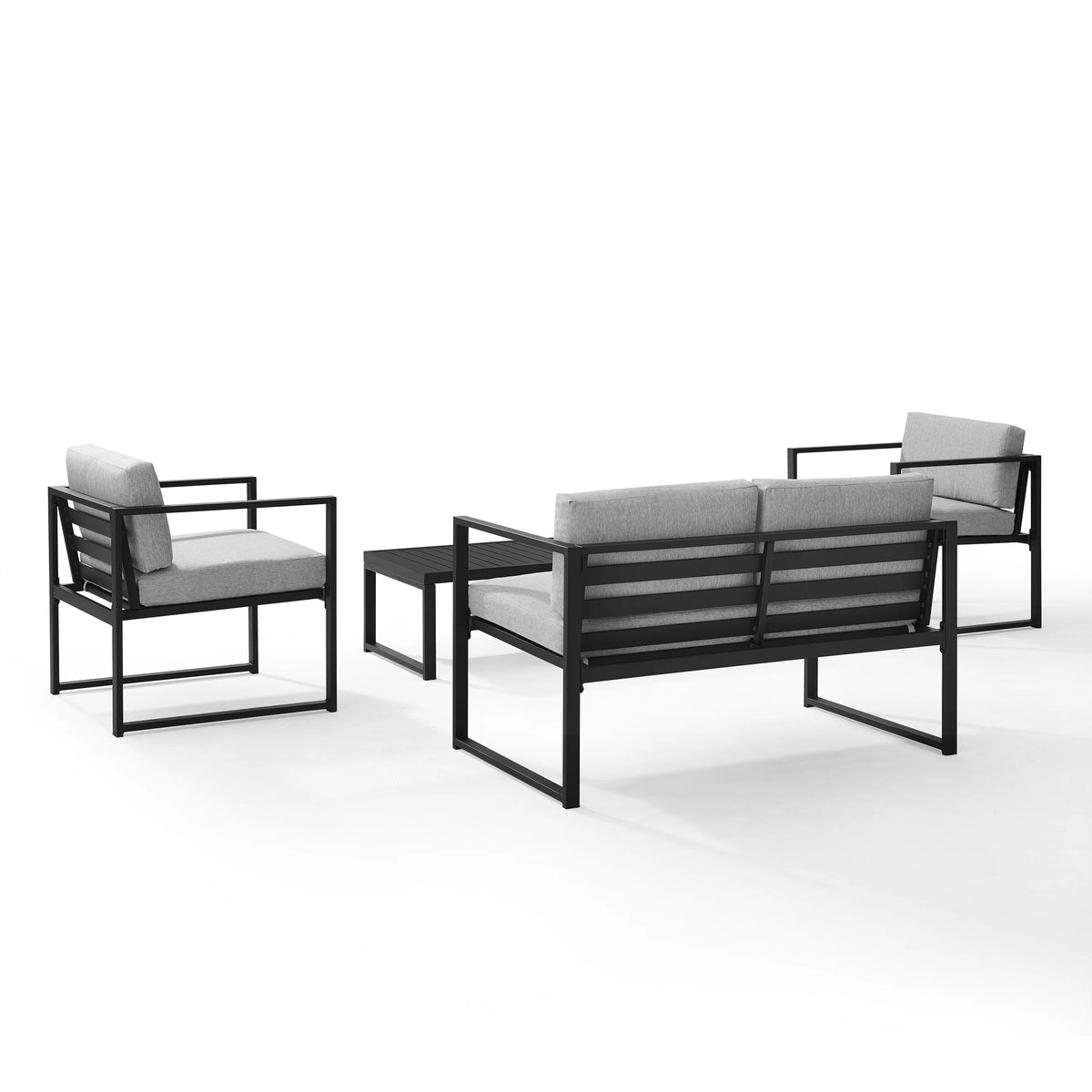 Gray 4 Piece Conversation Set C2991