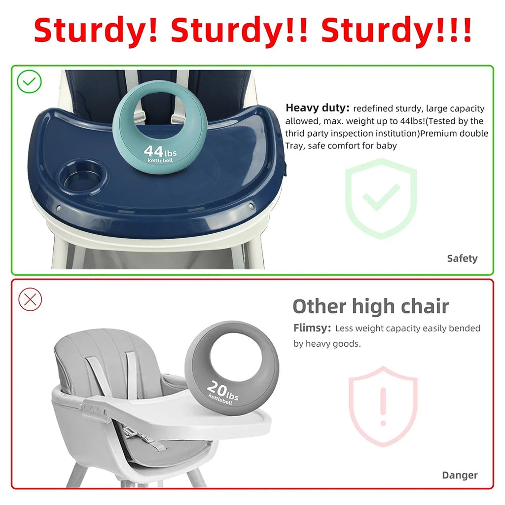 4-in-1 Baby High Chair Blue K213