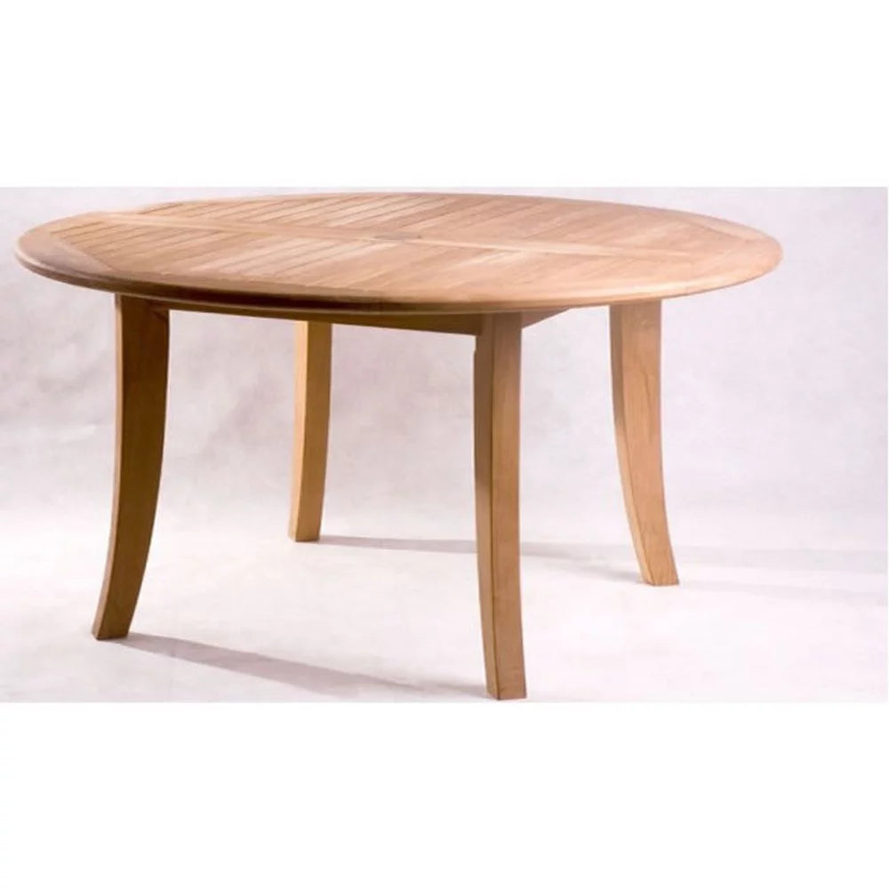 Grade-A Teak 6 Pc Dining Set with 48" Round Table and 5 Stacking Arm Chairs G9512