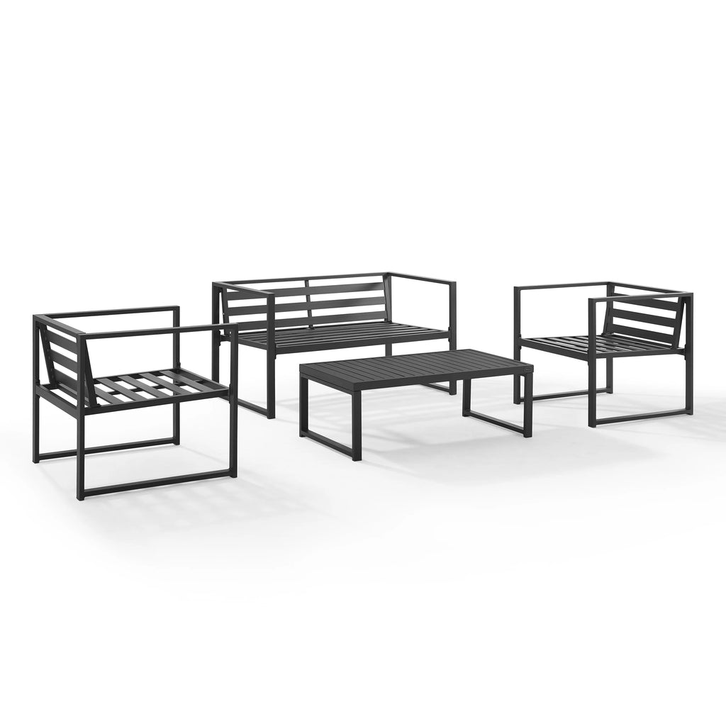 Gray 4 Piece Conversation Set C2991