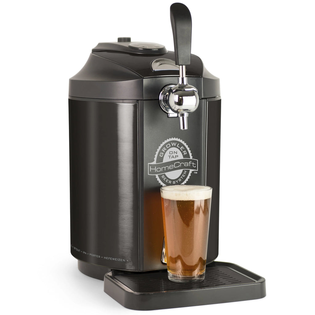 Black Stainless Steel Beer Growler Cooling System C38771