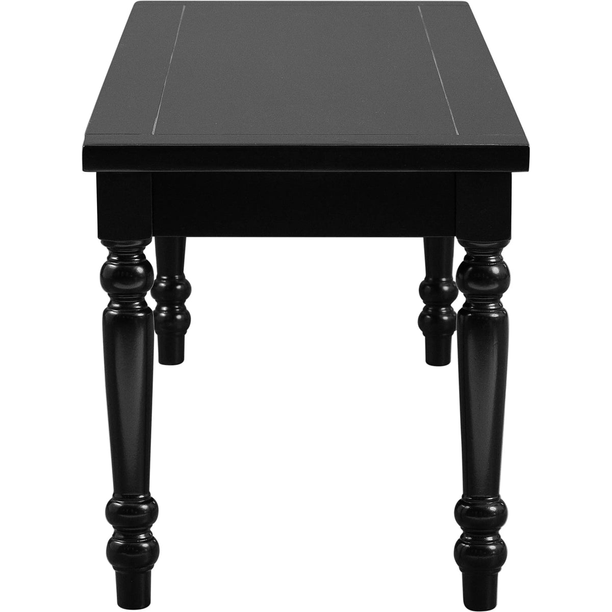 Black Dining Bench H340