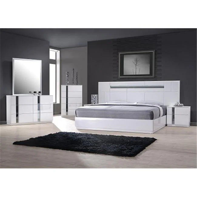 White Dresser & Mirror Q2243