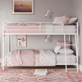 Black Twin-over-Twin Bunk Bed X92962