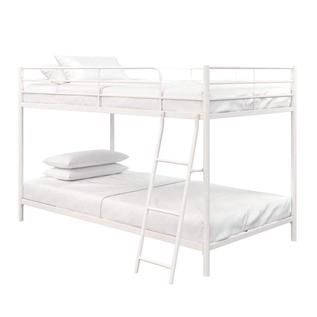 Black Twin-over-Twin Bunk Bed X92962
