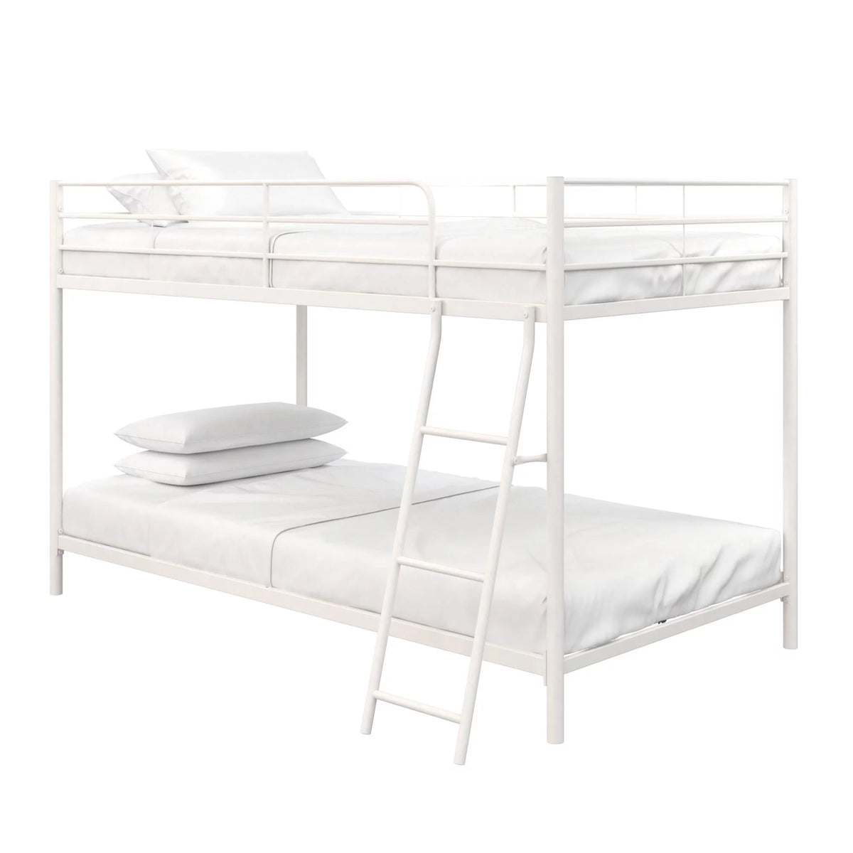 Black Twin-over-Twin Bunk Bed X92962