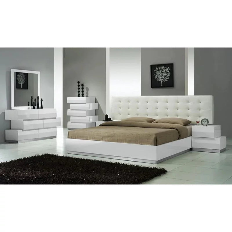 White Queen 3-Piece Bedroom Set O285