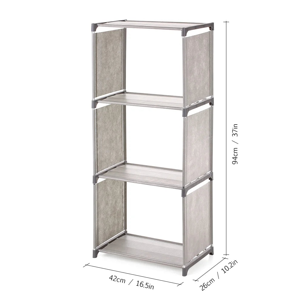4-Shelf Bookcase Shelving Unit Organizer I7853