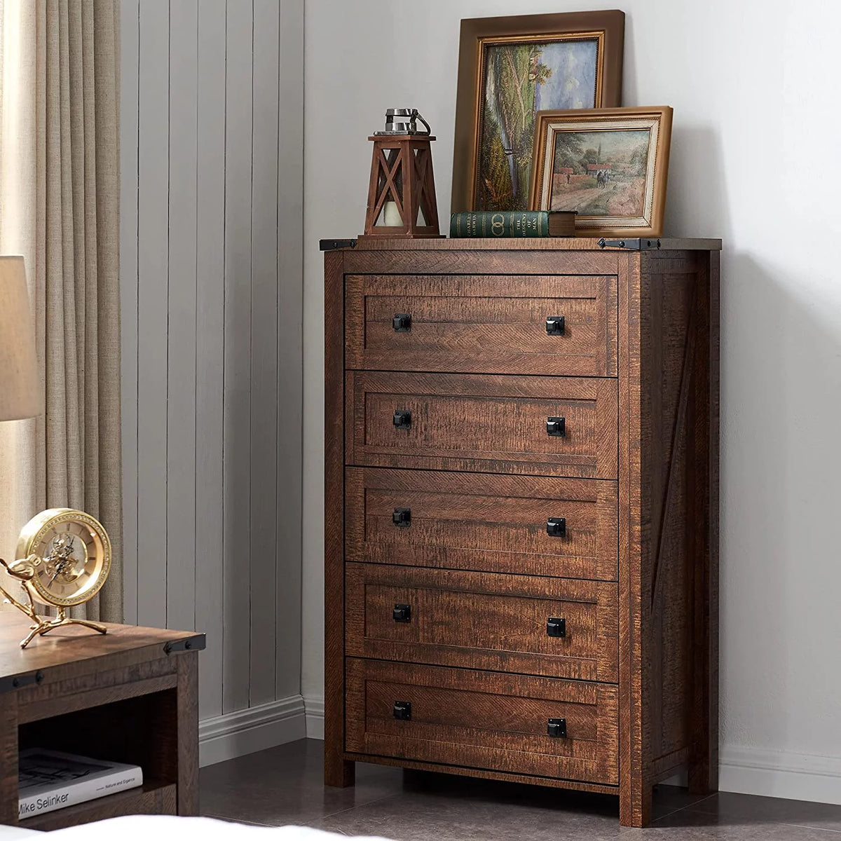 5 Drawer Wood Dresser H418969