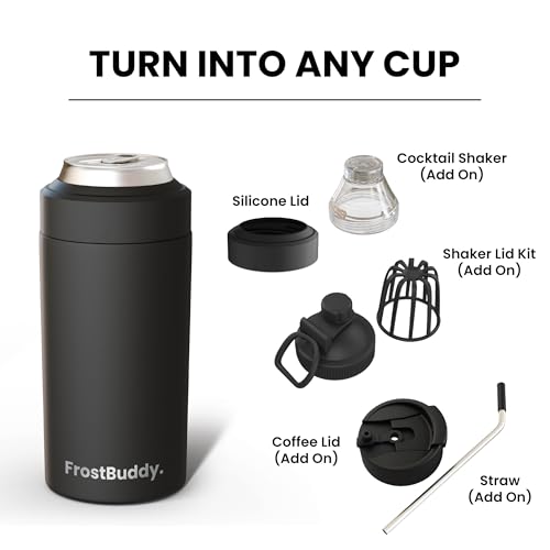 Stainless Steel Can Cooler for 12 oz & 16 oz Cans & Bottles Y703