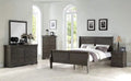 Dark Gray Eastern King 5pcs Bedroom Set E644