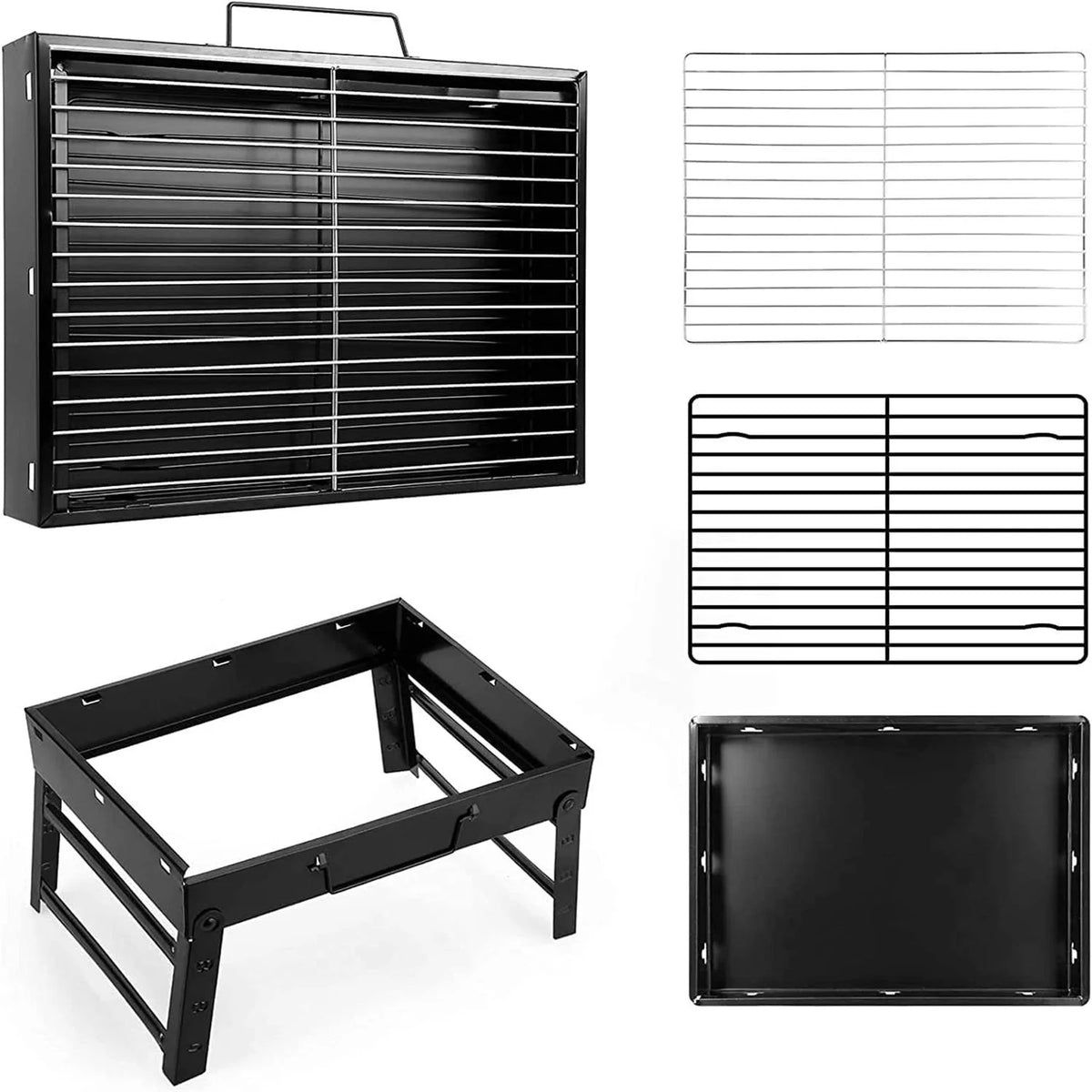 Charcoal Portable Folding BBQ Grill T78180