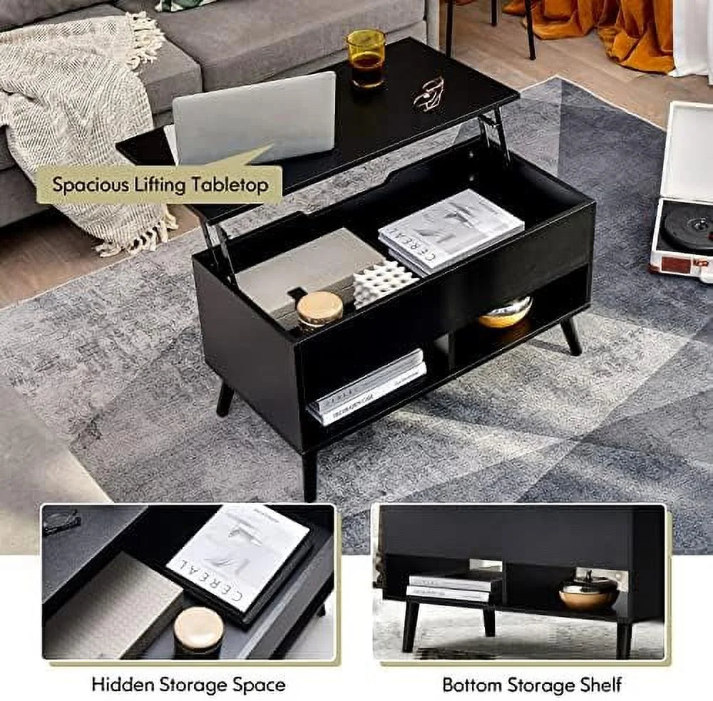 Lift Top Coffee Table with Hidden Compartment O636567