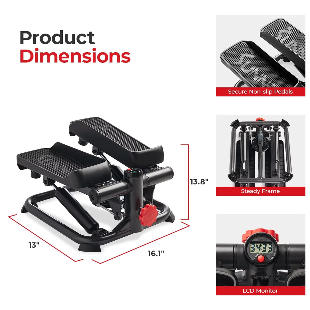 2-in-1 Stepper Machine with Resistance Bands C83528