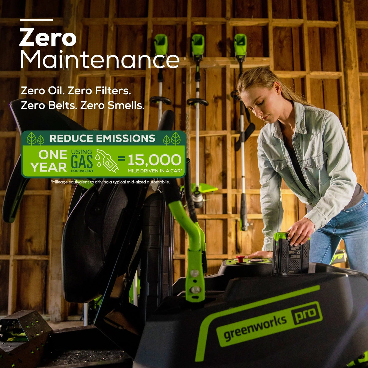 60V 42” Electric Zero Turn Mower with 8 Ah Batteries Q7738