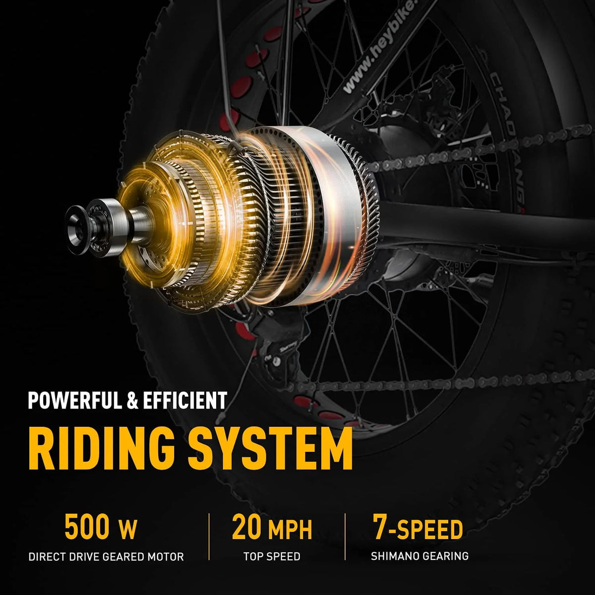 Foldable 20 x 4.0 Fat Tire Electric Bike with 500W Motor X307354